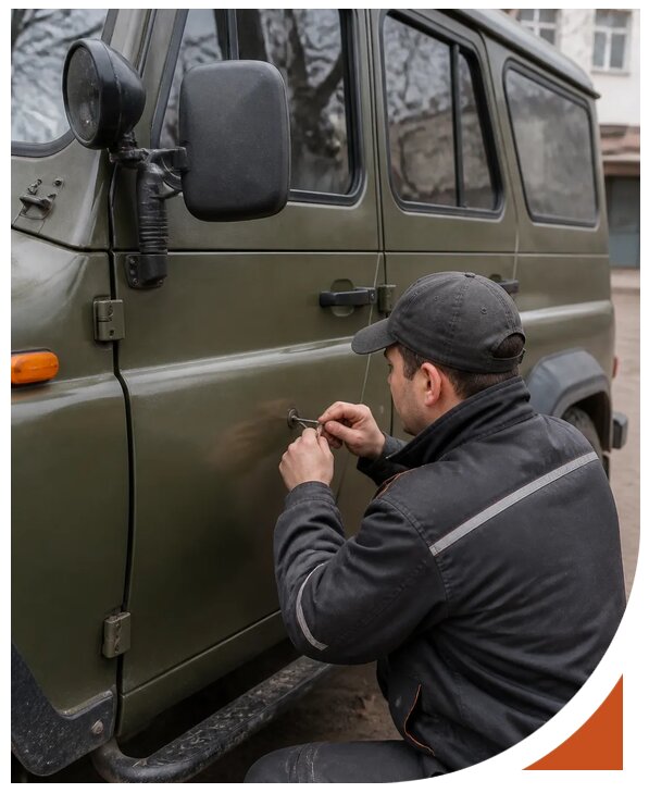 Профессиональное вскрытие автомобиля УАЗ без повреждений в Черемхове